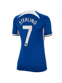 Ženski Nogometna dresi replika Chelsea Raheem Sterling #7 Domači 2023-24 Kratek rokav